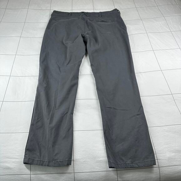 Mack Weldon Pants Mens 35/36 Asphalt Gray Maverick Tech Chino Stretch Modern - Picture 2 of 8